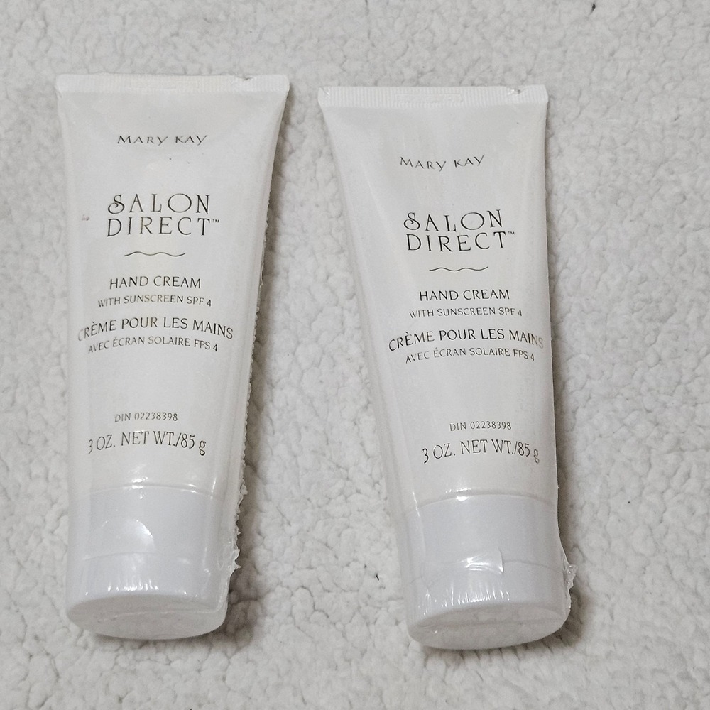 Mary Kay Salon Direct hand cream with sunscreen 2-3oz‎ bottles brand new 4765
